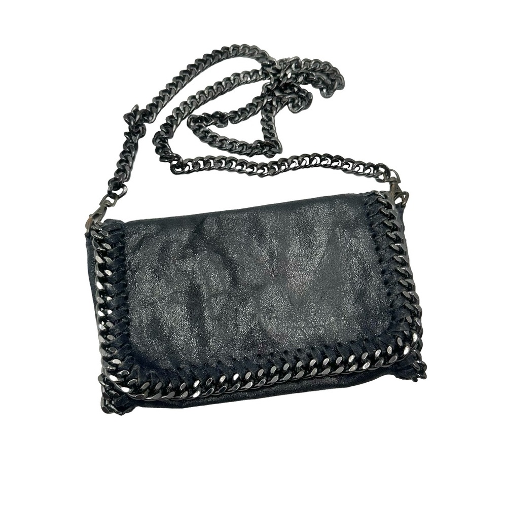 BELLA PELLE Italian leather clutch and crossbody Stella McCartney style